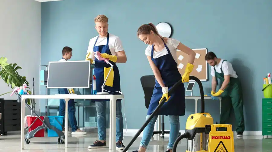 office cleaning staff